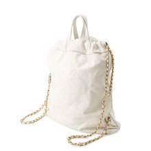 Load image into Gallery viewer, CHANEL CHANEL22 Backpack WhiteAS3313 Shiny Calf Leather Size Large