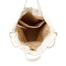 Load image into Gallery viewer, CHANEL CHANEL22 Backpack WhiteAS3313 Shiny Calf Leather Size Large