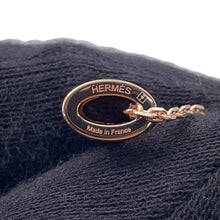 将图像加载到图库查看器中,HERMES Pop Ash Necklace Size Mini Black Lacquer Gold Plated