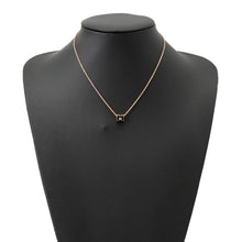 将图像加载到图库查看器中,HERMES Pop Ash Necklace Size Mini Black Lacquer Metal