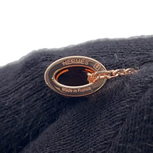 将图像加载到图库查看器中,HERMES Pop Ash Necklace Size Mini Black Lacquer Metal