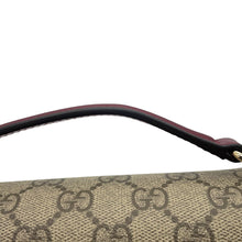 Load image into Gallery viewer, GUCCI GG Supreme Horsebit 1955 Top Handle 2-Way Bag Beige/Burgundy815206 GG Supreme Leather