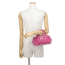 Load image into Gallery viewer, MIUMIU Matelassé 2-way Shoulder Bag Pink5BB142 Leather Size regular