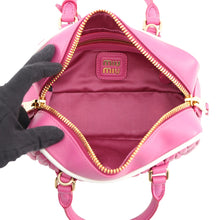 Load image into Gallery viewer, MIUMIU Matelassé 2-way Shoulder Bag Pink5BB142 Leather Size regular