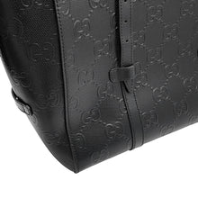 将图像加载到图库查看器中,GUCCI GG embossed Tote Bag Black625774 Leather