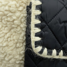 Load image into Gallery viewer, CHANEL Coco Neige Boa Black/Ivory Mouton Nylon