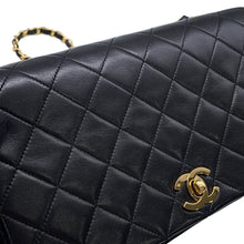 将图像加载到图库查看器中,CHANEL Full flap ChainShoulder Bag BlackA02500 Lambskin Size 23