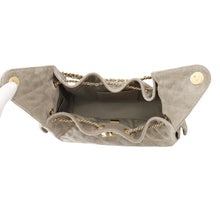 将图像加载到图库查看器中,CHANEL CHANEL25 ChainShoulder Bag GrayAS5293 suede Size Small