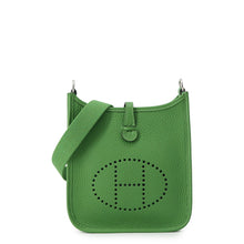Load image into Gallery viewer, HERMES Evelyne Long Vert Yucca Taurillon Clemence