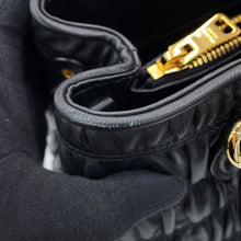 Load image into Gallery viewer, PRADA Gathered 2WAY Handbag Black1BA173_2B25_F0002 Nappa Goful
