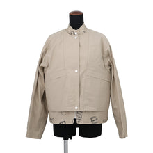 Load image into Gallery viewer, HERMES Cahiers du Colporteur Jacket Size 36 Beige6H0157DN Cotton Polyester