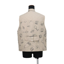 Load image into Gallery viewer, HERMES Cahiers du Colporteur Jacket Size 36 Beige6H0157DN Cotton Polyester
