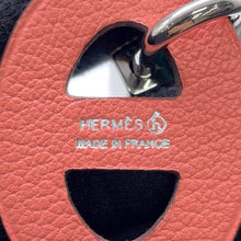 Load image into Gallery viewer, HERMES Petit H Maillon Enchaîné Green/Orange Calf Leather