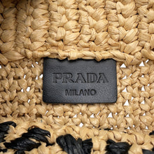 Load image into Gallery viewer, PRADA Crochet Tote Bag Natural1BG422_2C2T_F0018_V_OOL Raffia Size Small