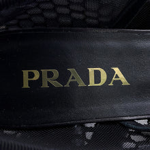Load image into Gallery viewer, PRADA Low-heeled ballerina shoes Black1I324O MeshFabric Size 37