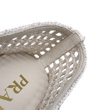 将图像加载到图库查看器中,PRADA Crochet Pumps Ivory1I429O Cotton Size 37