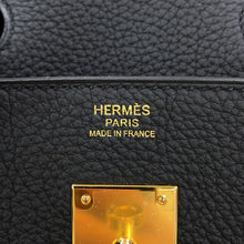 Load image into Gallery viewer, HERMES Birkin Black Togo Leather Size 30