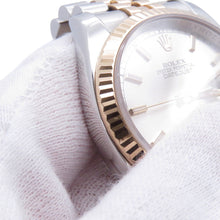 Load image into Gallery viewer, ROLEX Datejust W36mm Stainless Steel K18PG Silver Dial116231