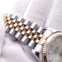 Load image into Gallery viewer, ROLEX Datejust W36mm Stainless Steel K18PG Silver Dial116231