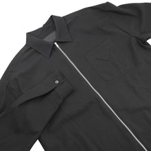 将图像加载到图库查看器中,PRADA Cotton Shirt Size M BlackSC855_19AM_F0002_S_OOO Cotton100%