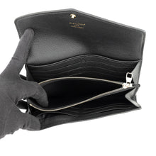 Load image into Gallery viewer, LOUIS VUITTON Portefeuille Sarah Noir/BeigeM80496 Bicolor Monogram Empreinte Leather