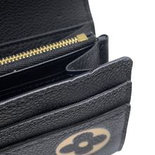 Load image into Gallery viewer, LOUIS VUITTON Portefeuille Sarah Noir/BeigeM80496 Bicolor Monogram Empreinte Leather