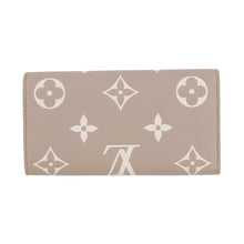 将图像加载到图库查看器中,LOUIS VUITTON Portefeuille Sarah NM Tourterelle/ClaimM81049 Monogram Empreinte Leather