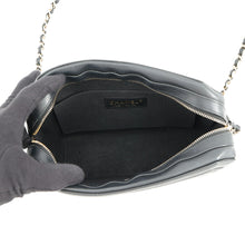 Load image into Gallery viewer, CHANEL Octagon CC Logo Chain Shoulder Bag Black Lambskin