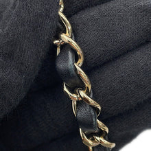 Load image into Gallery viewer, CHANEL Octagon CC Logo Chain Shoulder Bag Black Lambskin