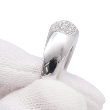 Load image into Gallery viewer, Van Cleef & Arpels Evolution Pave Diamond Ring Size 60/#20 18K White Gold