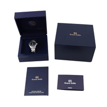将图像加载到图库查看器中,SEIKO Grand SEIKO Power Reserve Date Spring Drive W40.5mm Stainless Steel Black DialSBGA101
