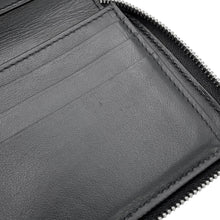 Load image into Gallery viewer, Bottega Veneta Maxi INTRECCIATO Cassette Slim Zip-Around Wallet Black708612VBWD28803 Lambskin