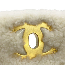 将图像加载到图库查看器中,CHANEL CHANEL19 ChainShoulder Bag WhiteAS1160 Lambskin Shearling