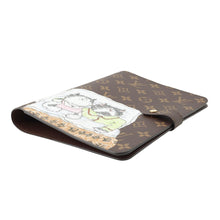 Load image into Gallery viewer, LOUIS VUITTON Agenda Cover Bureau Grace Coddington Collaboration BrownGI1395 Monogram Size MM