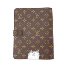 Load image into Gallery viewer, LOUIS VUITTON Agenda Cover Bureau Grace Coddington Collaboration BrownGI1395 Monogram Size MM