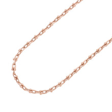 Load image into Gallery viewer, TIFFANY&Co. HardWear Small Link Necklace Size Small70353164 18K Pink Gold