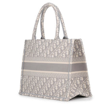 Load image into Gallery viewer, Dior Oblique Book Tote Gray/EcruWhiteM1296ZRIW_M20I Canvas Size Medium
