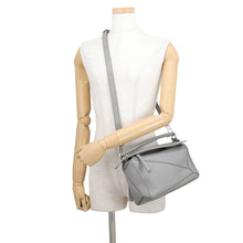 将图像加载到图库查看器中,LOEWE Puzzle bag Pearl Grey322.30.S21 1150 Leather Size Small