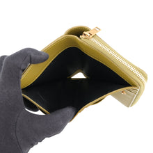 Load image into Gallery viewer, SAINT LAURENT PARIS Compact Zip Around Wallet Green668936 Leather