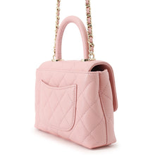 Load image into Gallery viewer, CHANEL Matelasse Coco Handle 2WAYHandbag PinkAP4244 Caviar Leather Size Mini mini