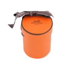 Load image into Gallery viewer, HERMES Twilly Lid de Gala en Fleur & Eyeliner Vanilla/Orange/Khaki Silk100%