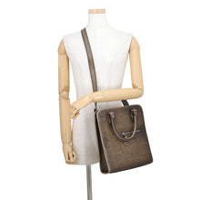 Load image into Gallery viewer, Berluti Premier Jules 2WAY Handbag Khaki Cabascrit Leather