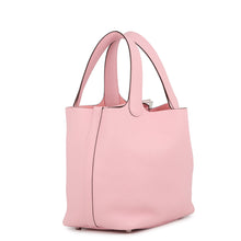 Load image into Gallery viewer, HERMES Picotin Lock Rose Sakura Taurillon Clemence Size PM