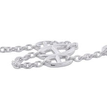 将图像加载到图库查看器中,HERMES Chaine d'Ancre Farandole Bracelet Size ST SV925