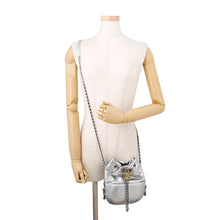 Load image into Gallery viewer, CHANEL Gabriel ChainShoulder Bag SilverA98787 Leather