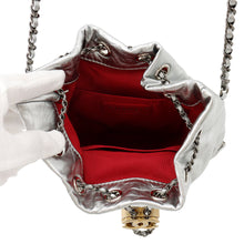 Load image into Gallery viewer, CHANEL Gabriel ChainShoulder Bag SilverA98787 Leather