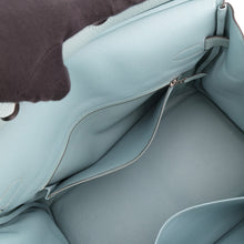 Load image into Gallery viewer, HERMES Birkin Ciel/Ecru Toile H Taurillon Clemence Size 35