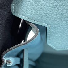 Load image into Gallery viewer, HERMES Birkin Ciel/Ecru Toile H Taurillon Clemence Size 35