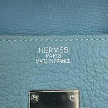 Load image into Gallery viewer, HERMES Birkin Ciel/Ecru Toile H Taurillon Clemence Size 35