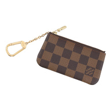 Load image into Gallery viewer, LOUIS VUITTON Card Key Case Pochette Cles BrownN62658 Damier Ebene Canvas